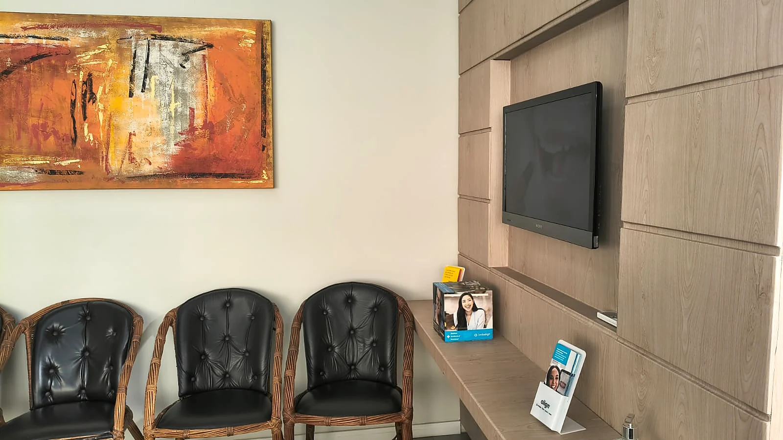 Sala de espera da Clínica Floresta